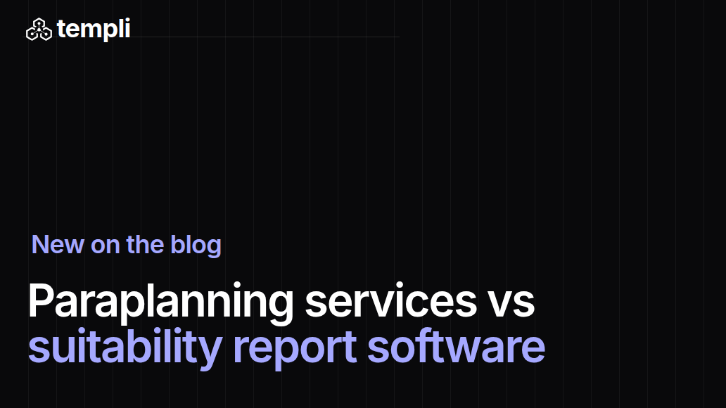 Paraplanning services vs suitability report software