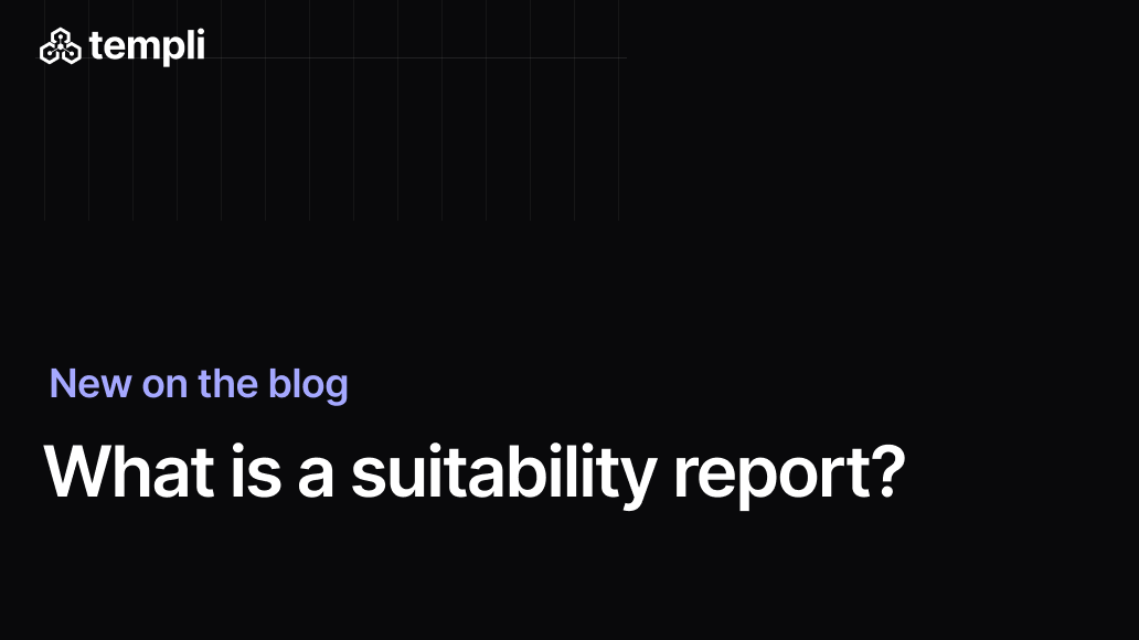 What is a suitability report?
