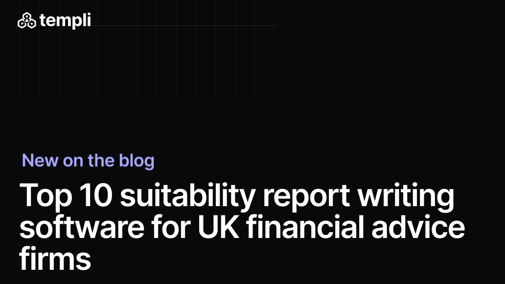 Top 10 suitability report writing software for UK financial advice firms